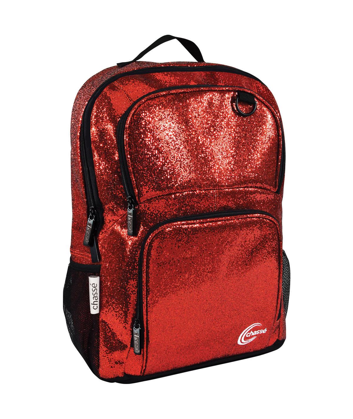 husky sparkle mini backpack Chasse Glitter Backpack Red Glitter One Size