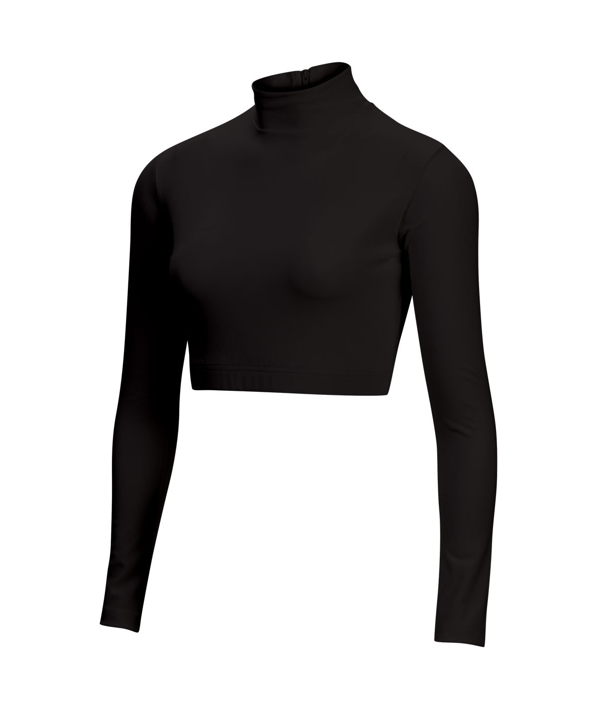 Chasse Mock Neck Cropped Liner