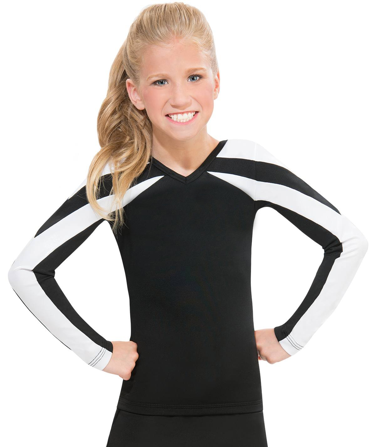 GK All Star Color Blocking Contour Cheer Top Cheer Uniforms Omni Cheer