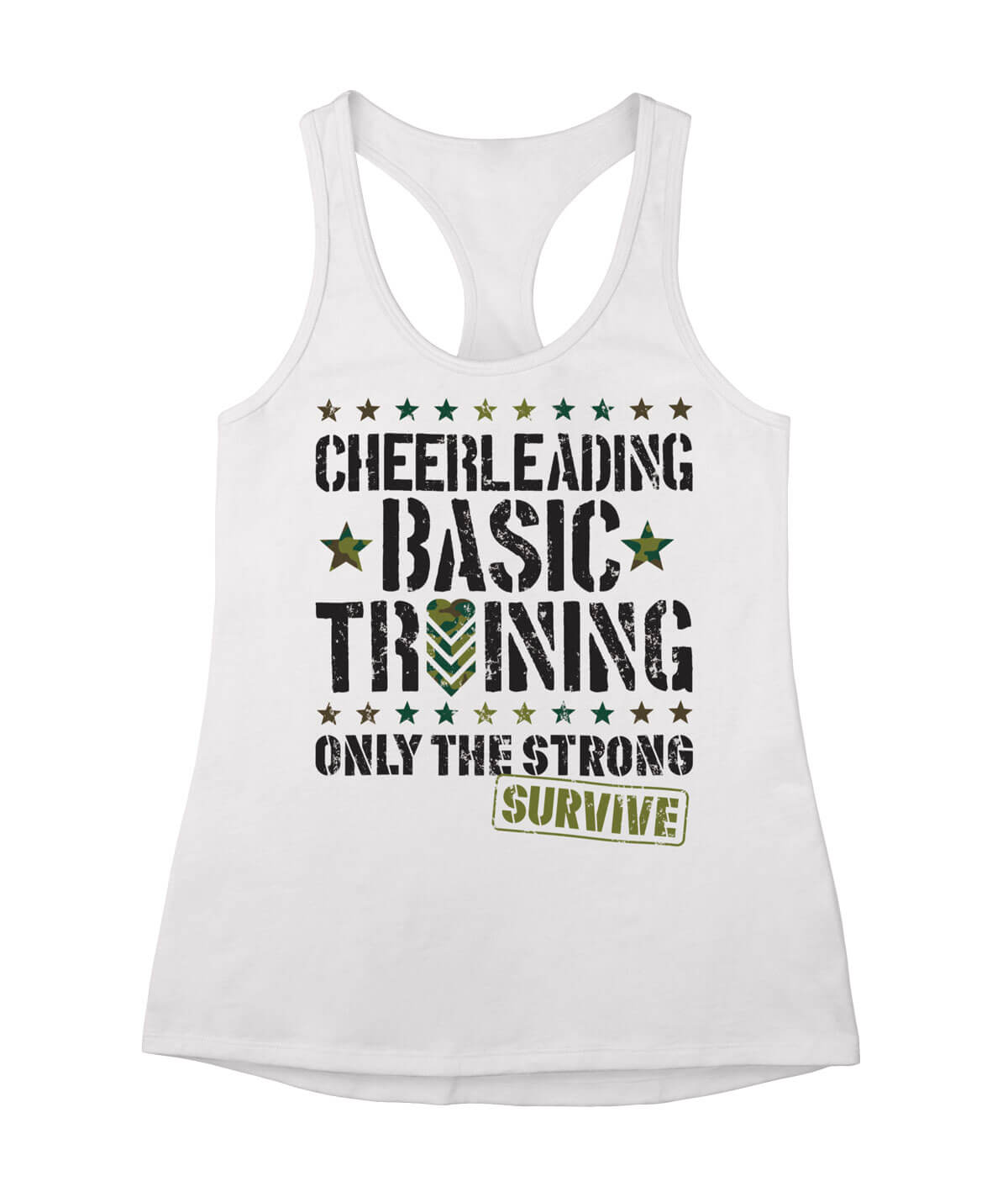 Cheerleading Basic Training Tank Cheer Graphic Tops Omni Cheer