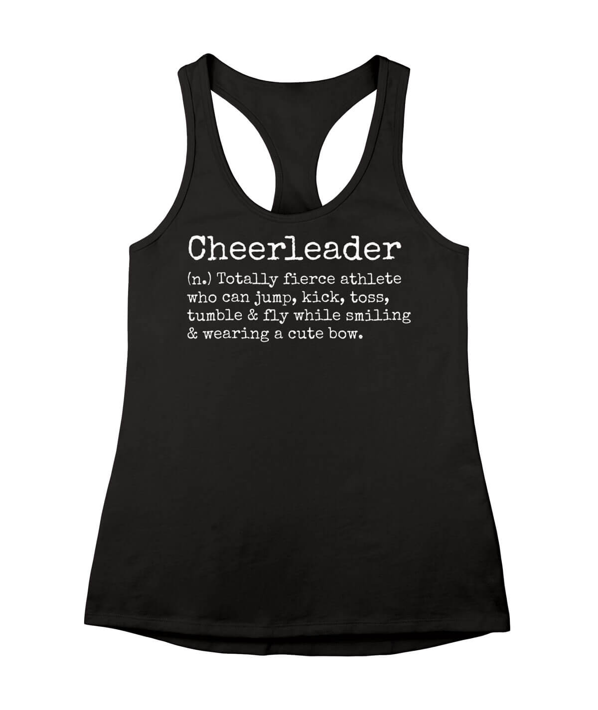 Cheerleader Definition Tank Cheer Graphic Tops Omni Cheer