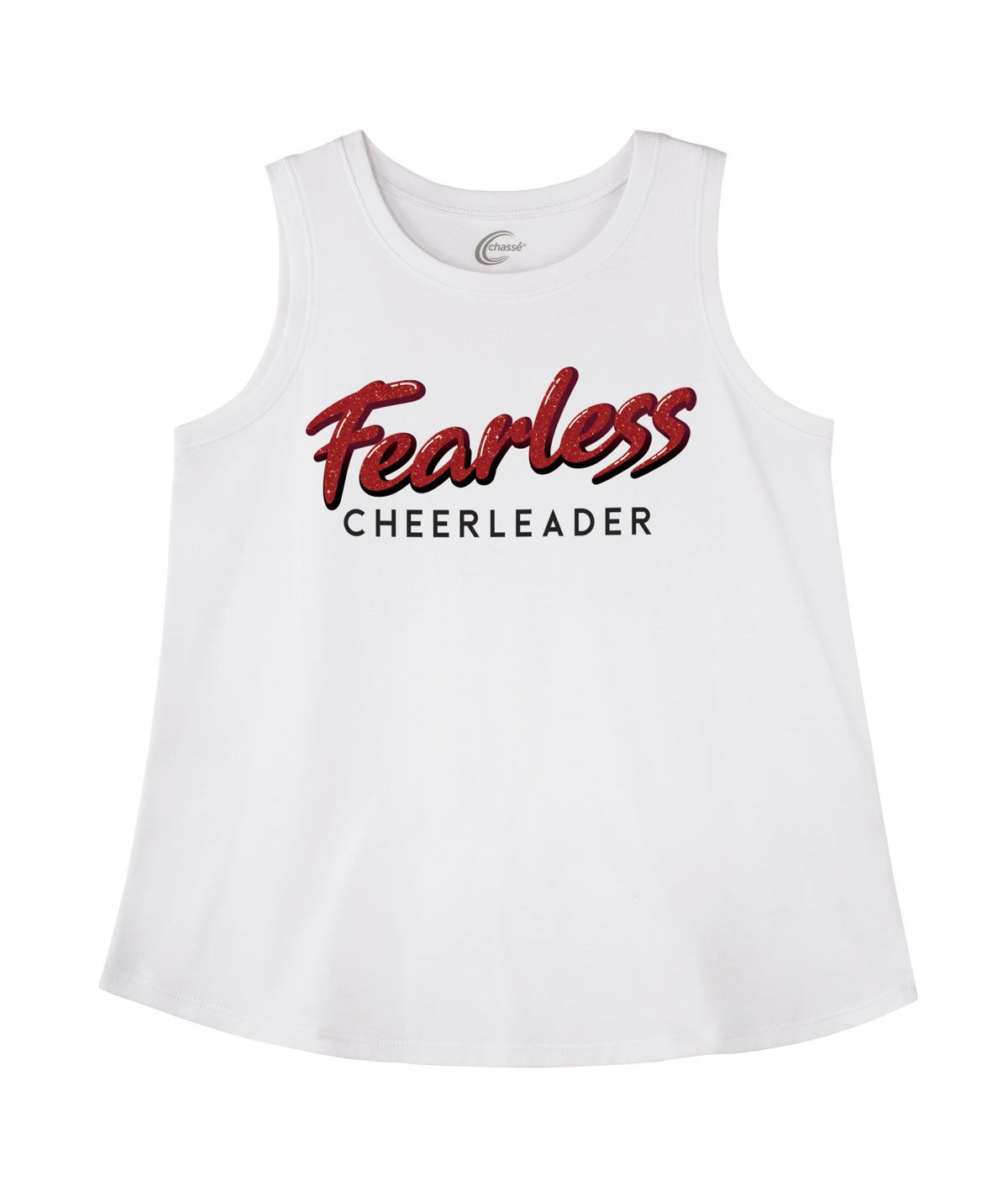 Chasse Fearless Cheerleader Tank Cheer Graphic Tops Omni Cheer