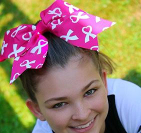 Chasse Cheer for the Cause Performance Hair Bow