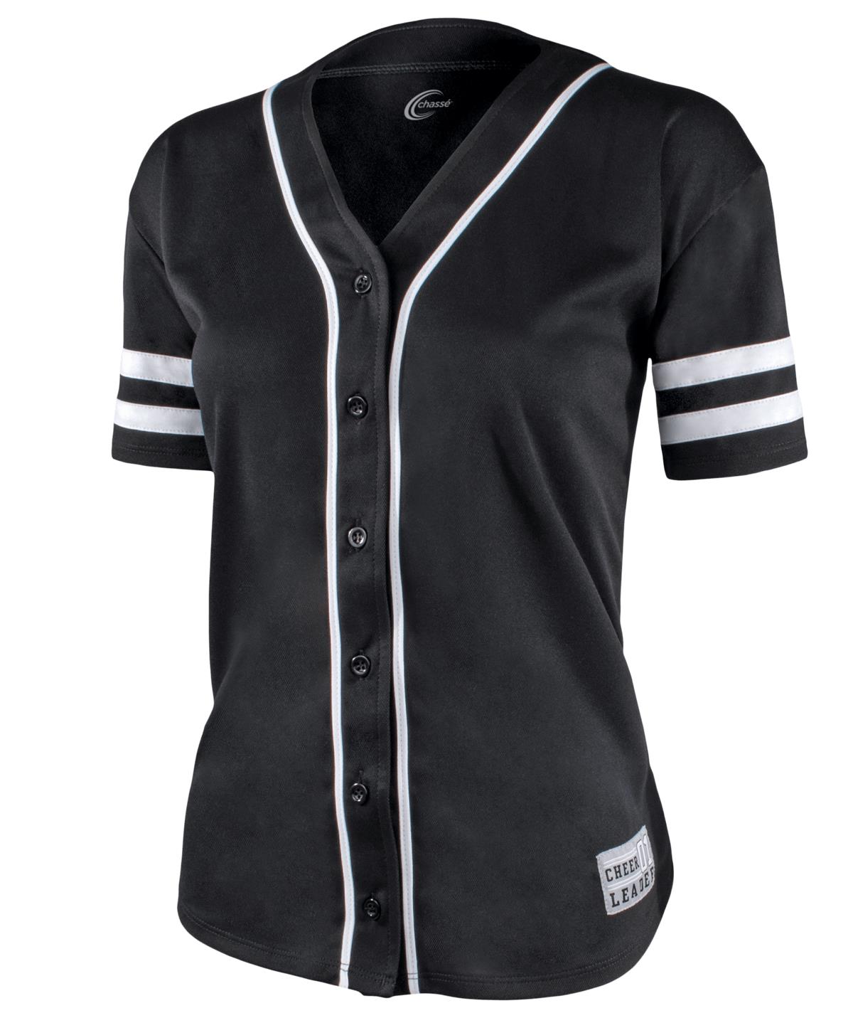 Chasse Home Run Jersey Black,White Youth Small | Omni Cheer, image size:1200x1424