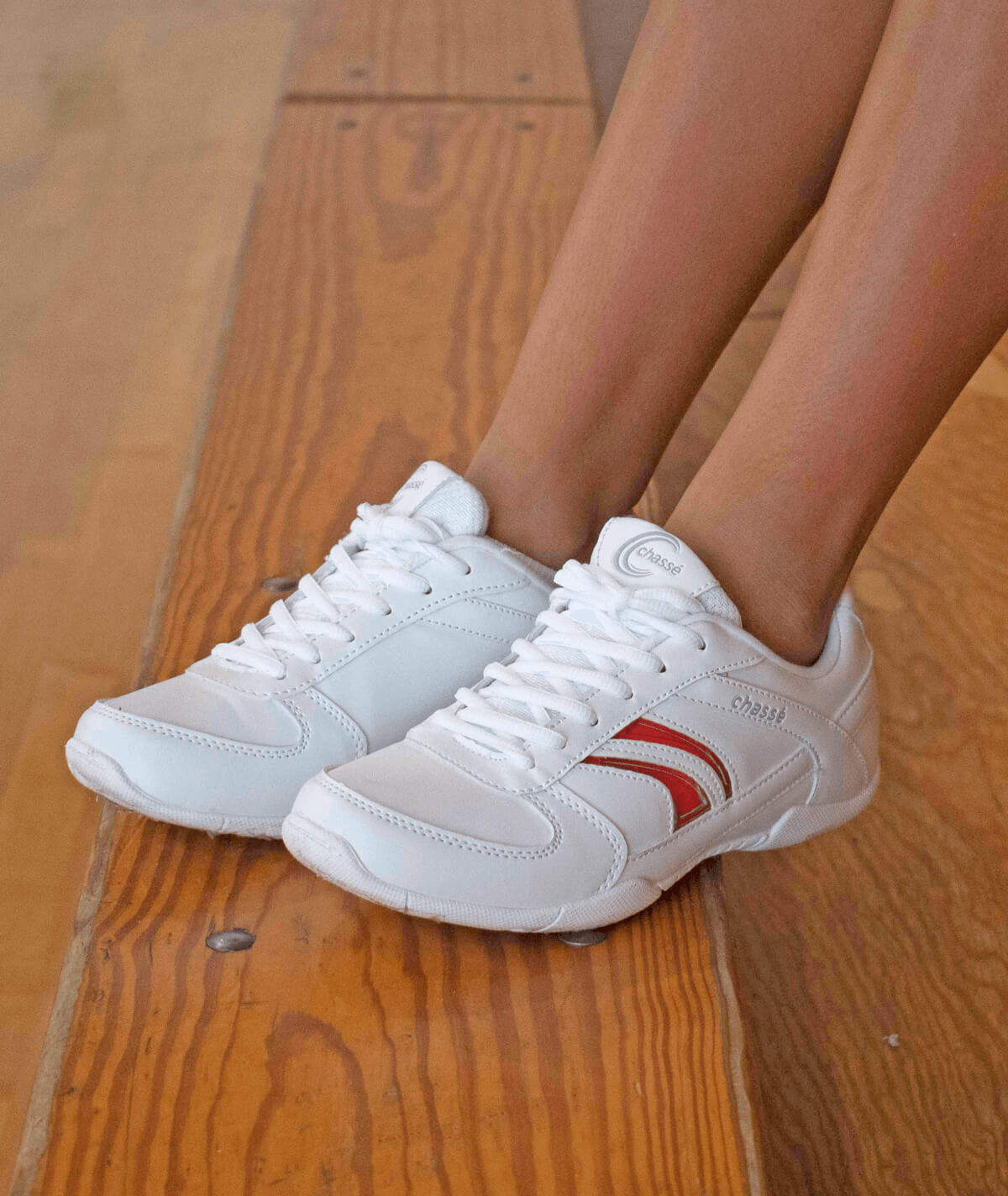 Chasse Cheer Zapatos Flip IV Blanco Talla 10 Nuevo Con Caja Y Color Cambiable Insertos 