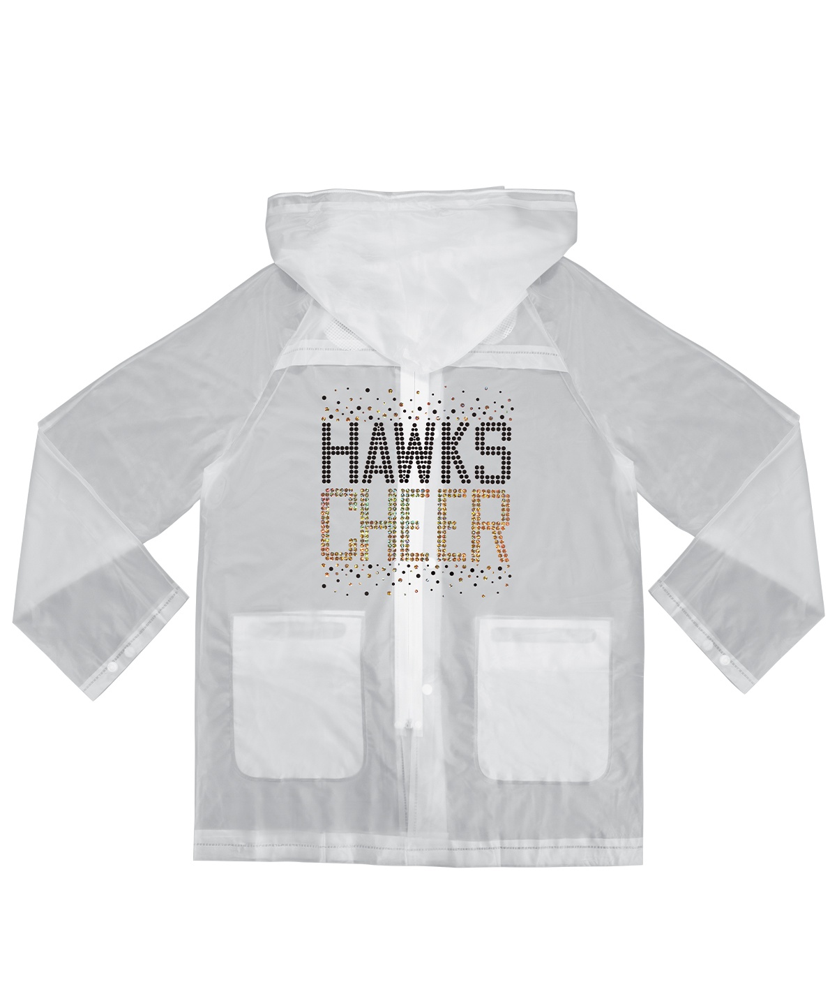 Chasse Clear Rain Jacket With Hood Cheer Warmups Omni Cheer