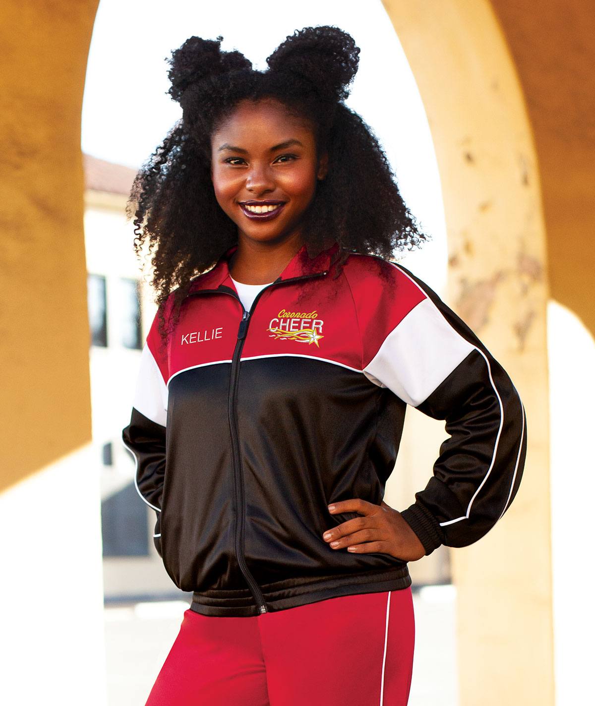 Zoe Athletics Finalist Jacket - Cheer Warmups | Omni Cheer