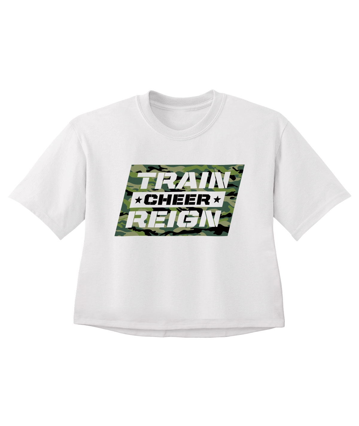 Chasse Train Cheer Reign Crop Tee