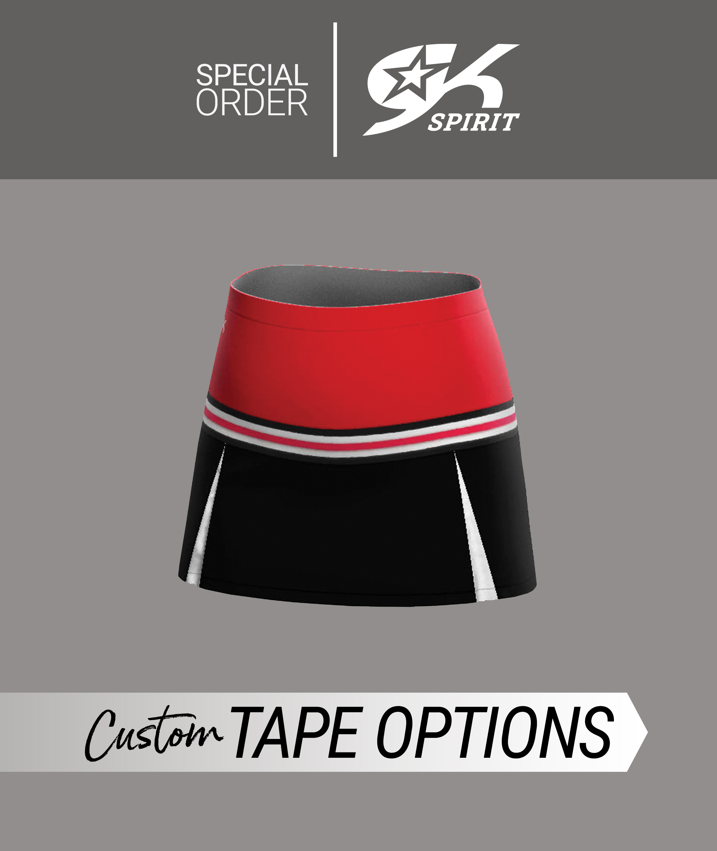 GK Spirit 2-Pleat Panel Skirt With Tape