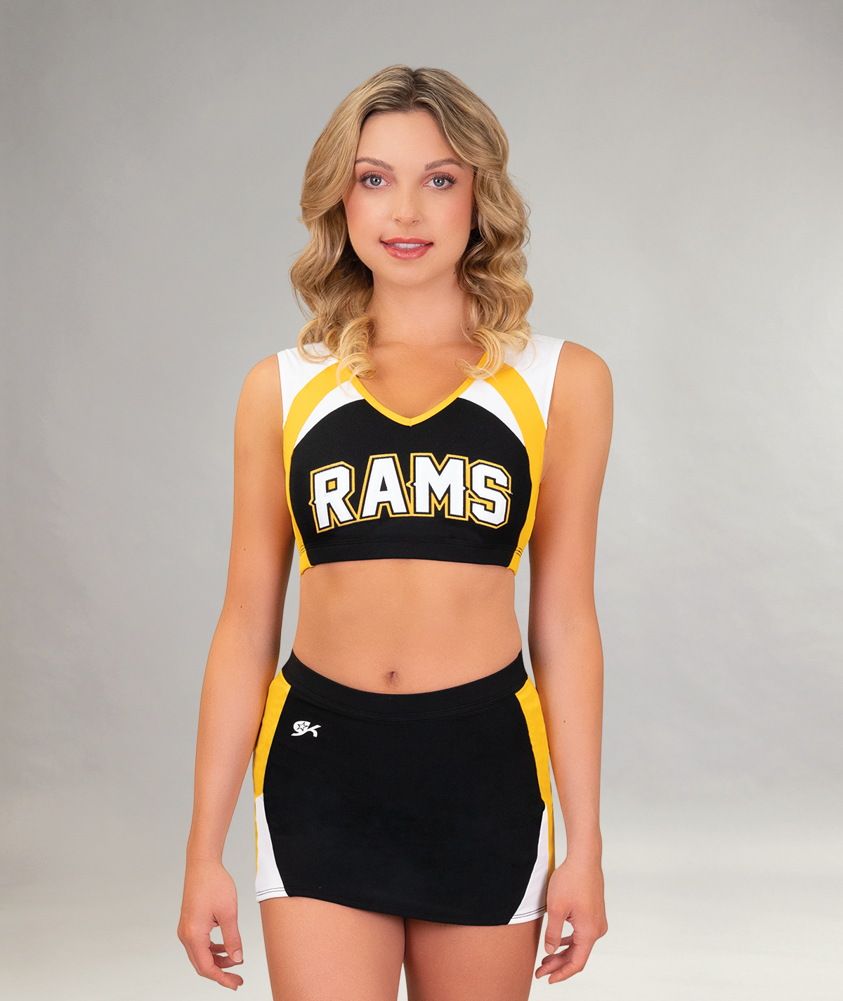 GK Spirit Side Stripe Cropped Shell Top