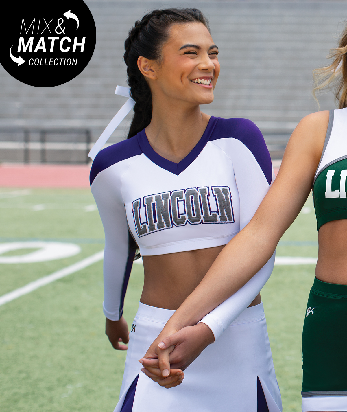 GK Spirit Multi Panel Long Top - Cheer Uniforms | Omni Cheer