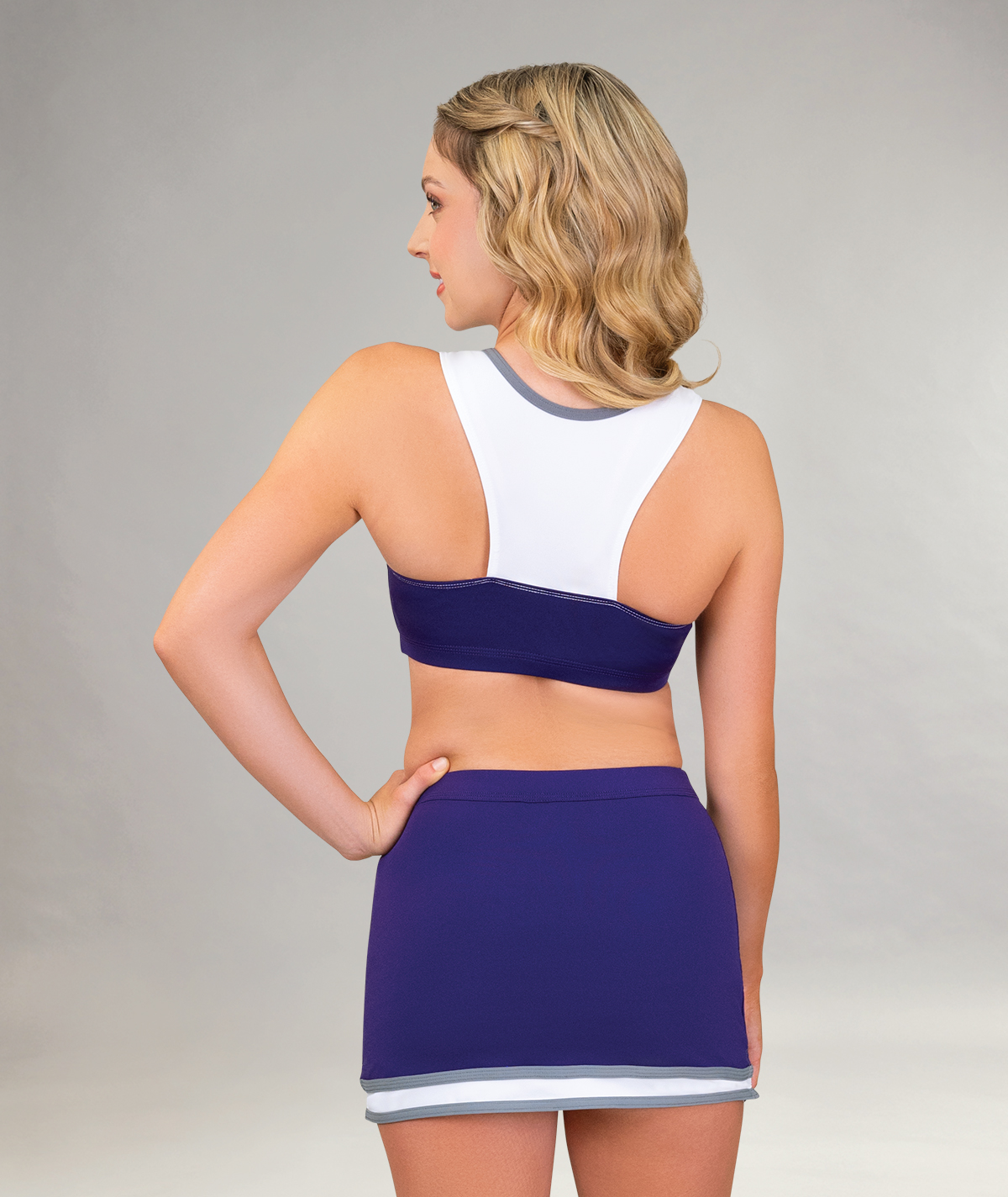 GK Spirit V-Neck Racerback Cropped Shell Top