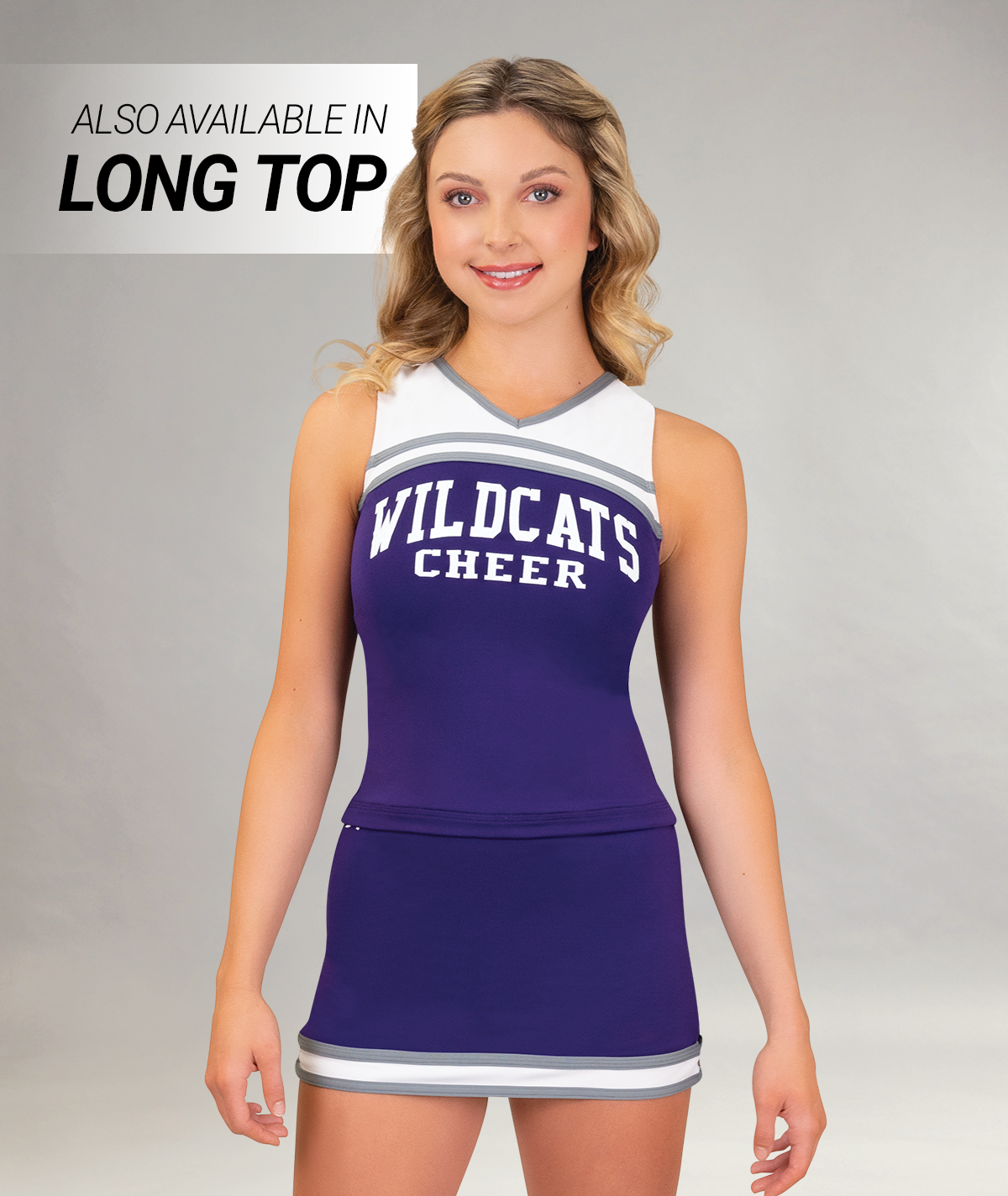 GK Spirit V-Neck Racerback Cropped Shell Top