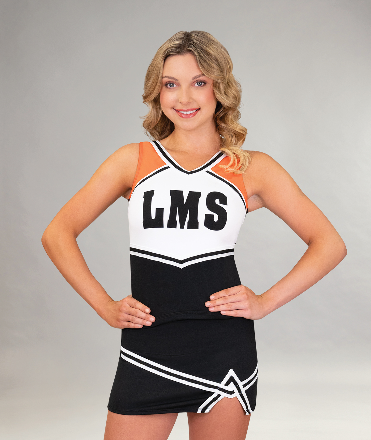 GK Spirit Solid V-Notch Skirt with Diagonal Tape