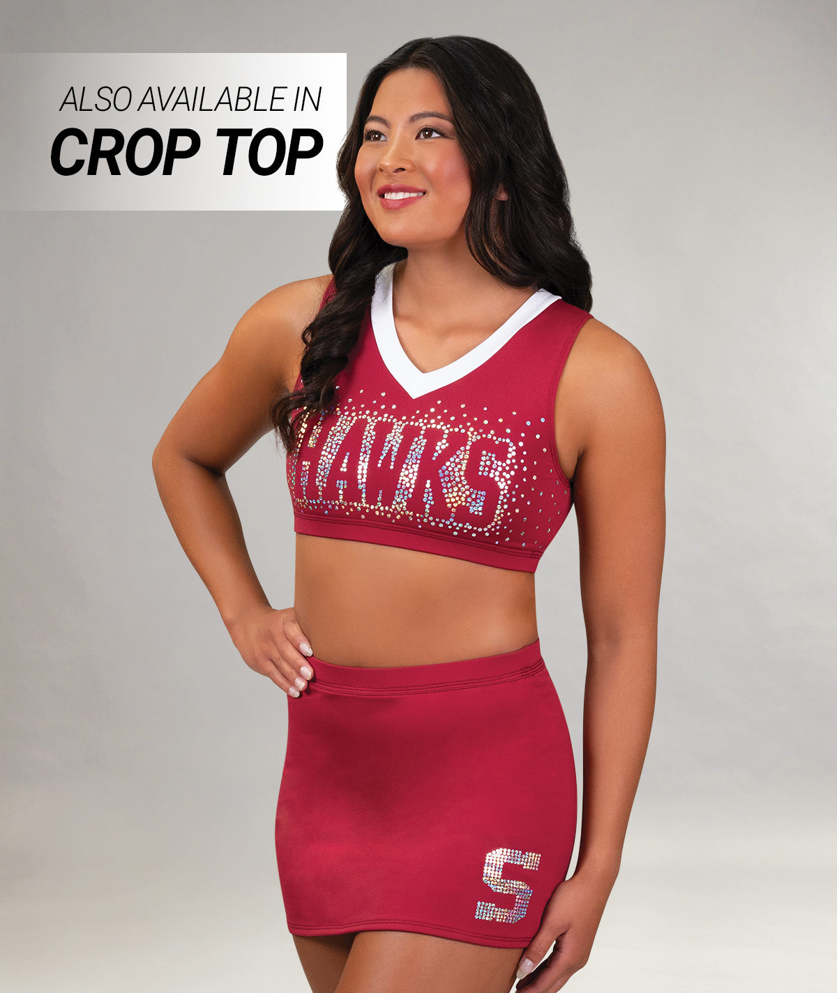 GK Spirit Solid V-Neck Shell Top