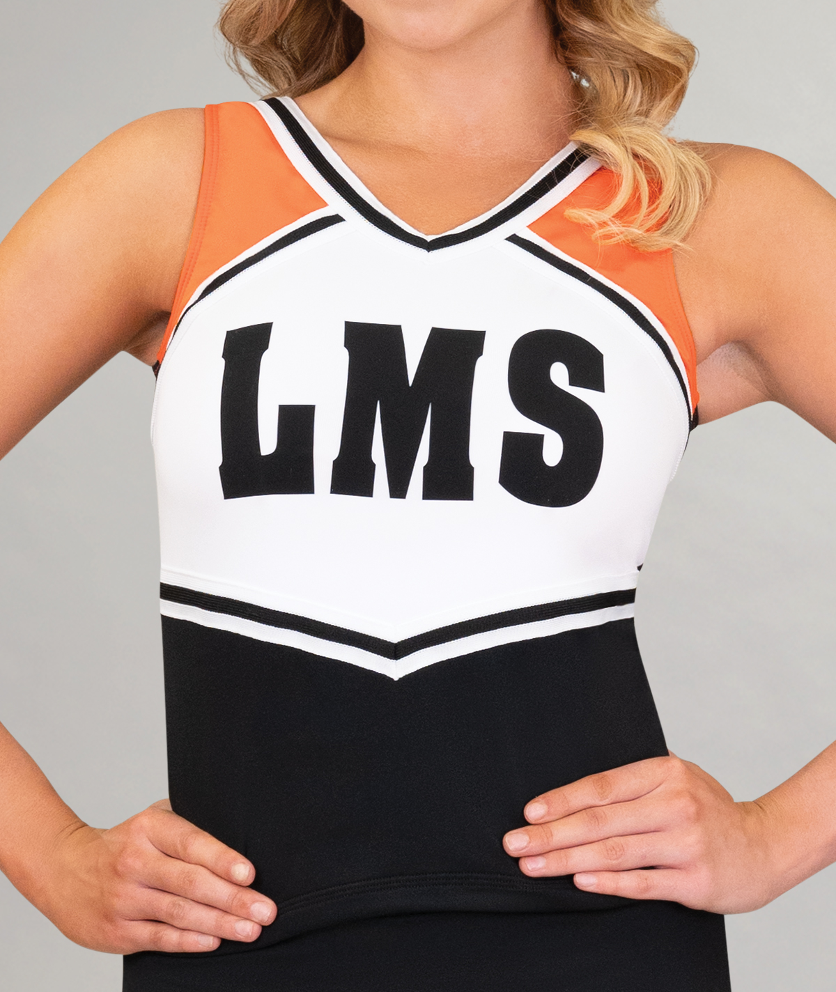 GK Spirit V-Neck Center Panel Shell Top with Tape