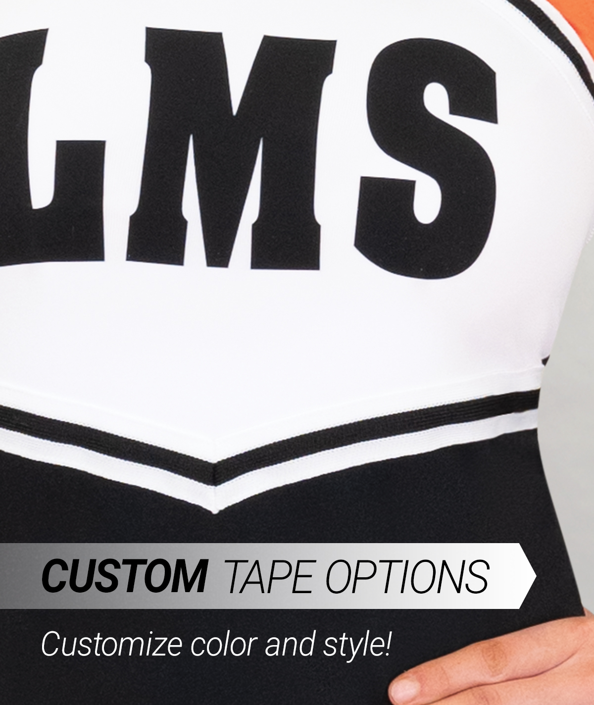 GK Spirit V-Neck Center Panel Shell Top with Tape