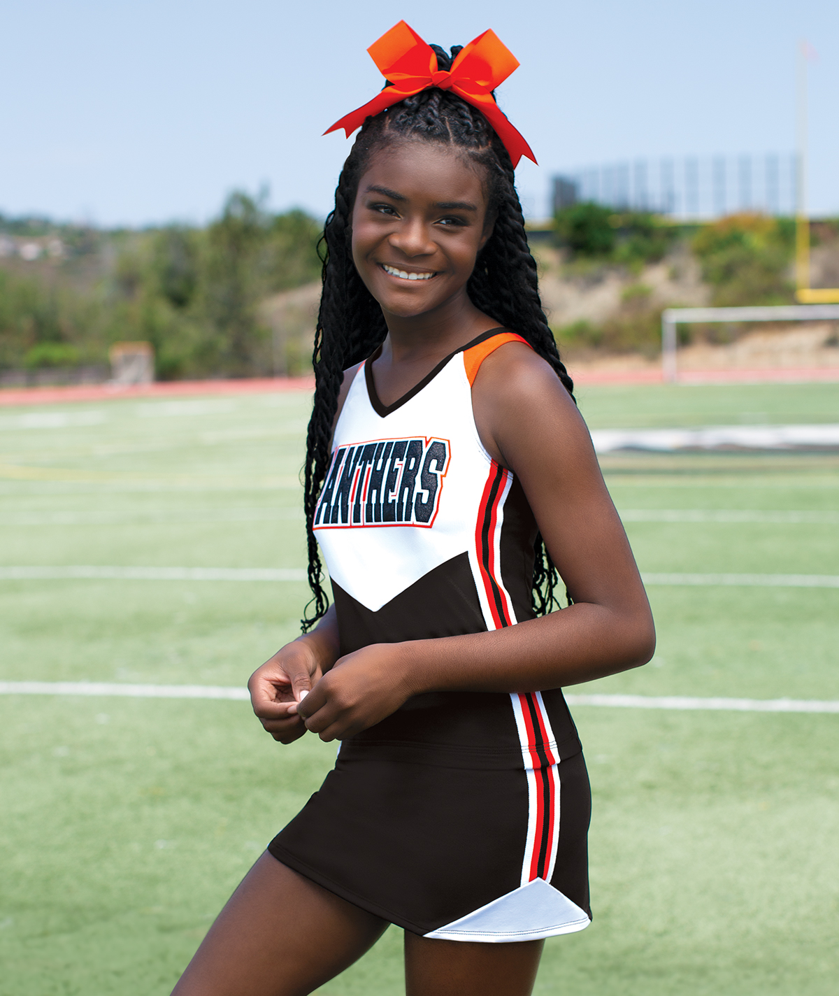 GK Spirit V-Neck Racerback Shell Top with Side Tape