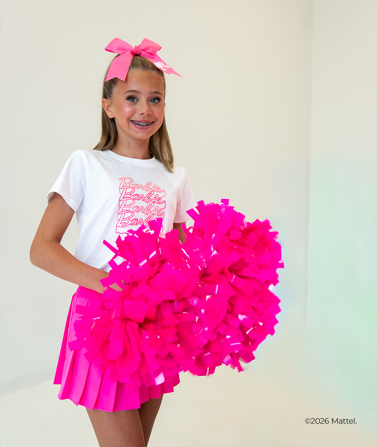 GK Cheer Pink Glitter Barbie™  Graphic Tee