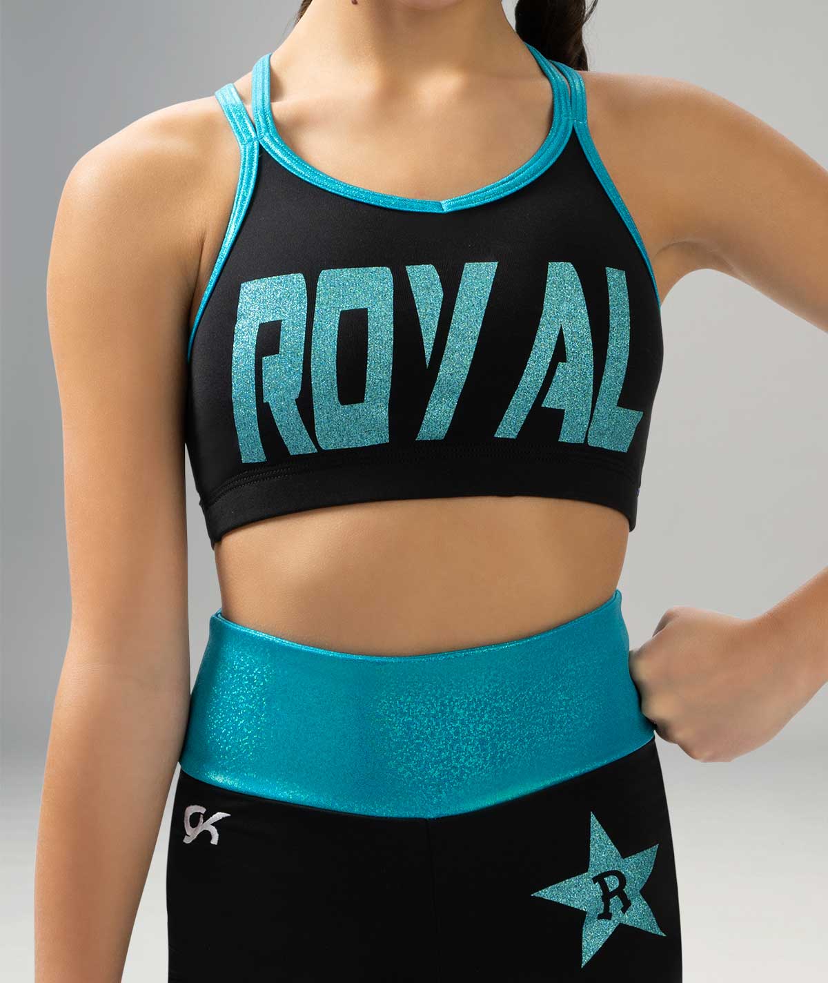 GK Cheer V-Neck Strappy Back Special Order Bra Top