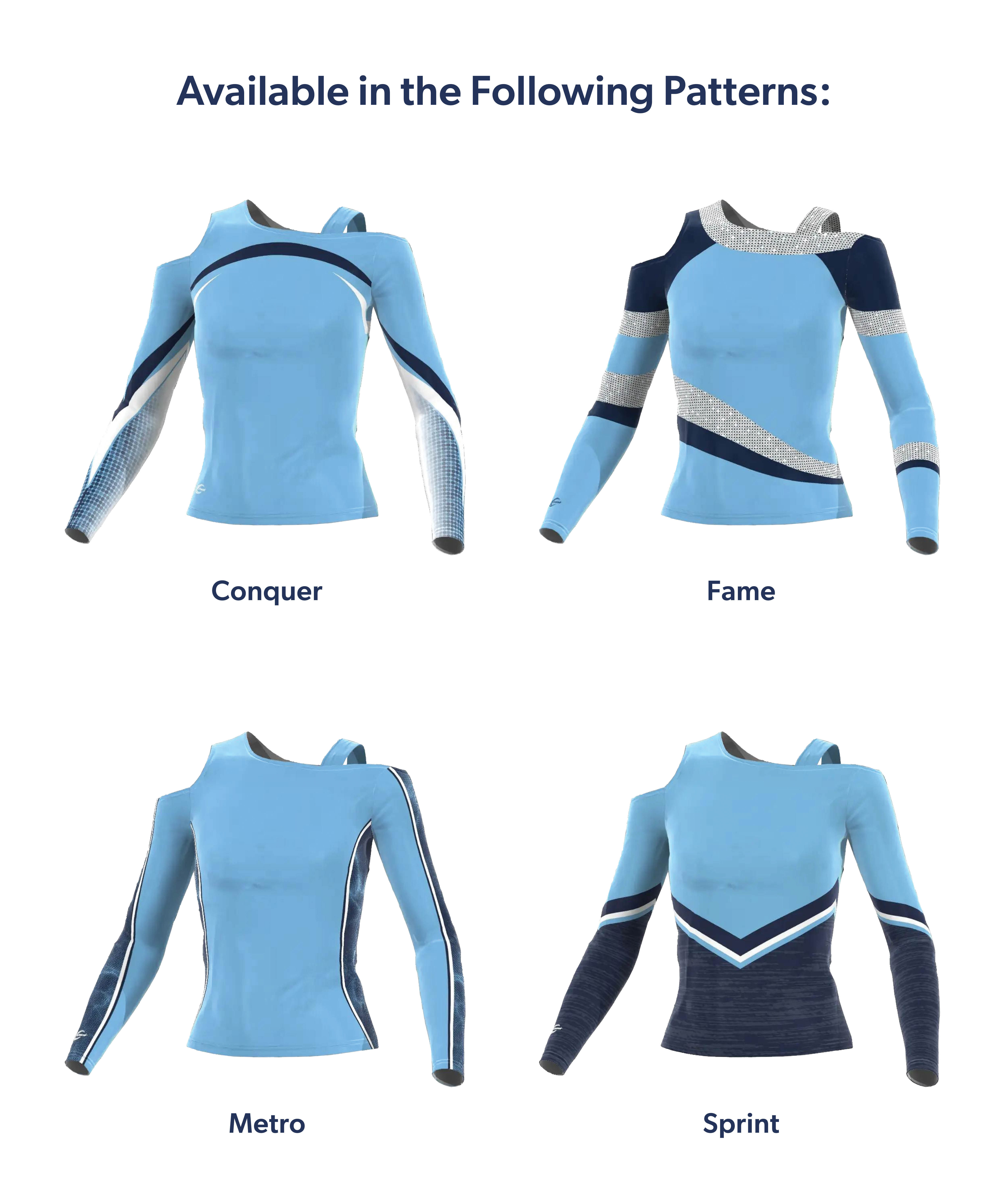 Chasse Sublimated Performance Cold Shoulder Top