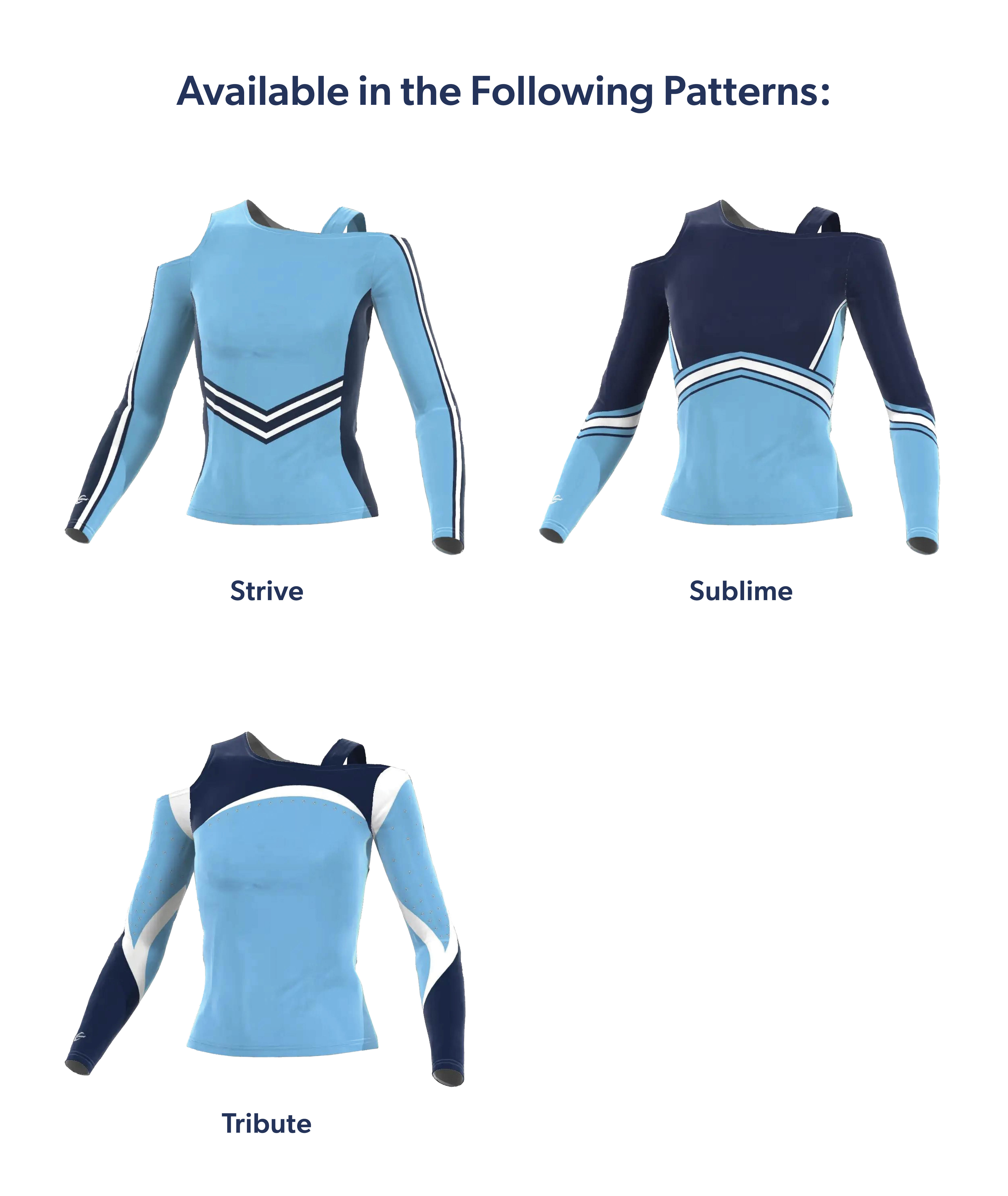Chasse Sublimated Performance Cold Shoulder Top