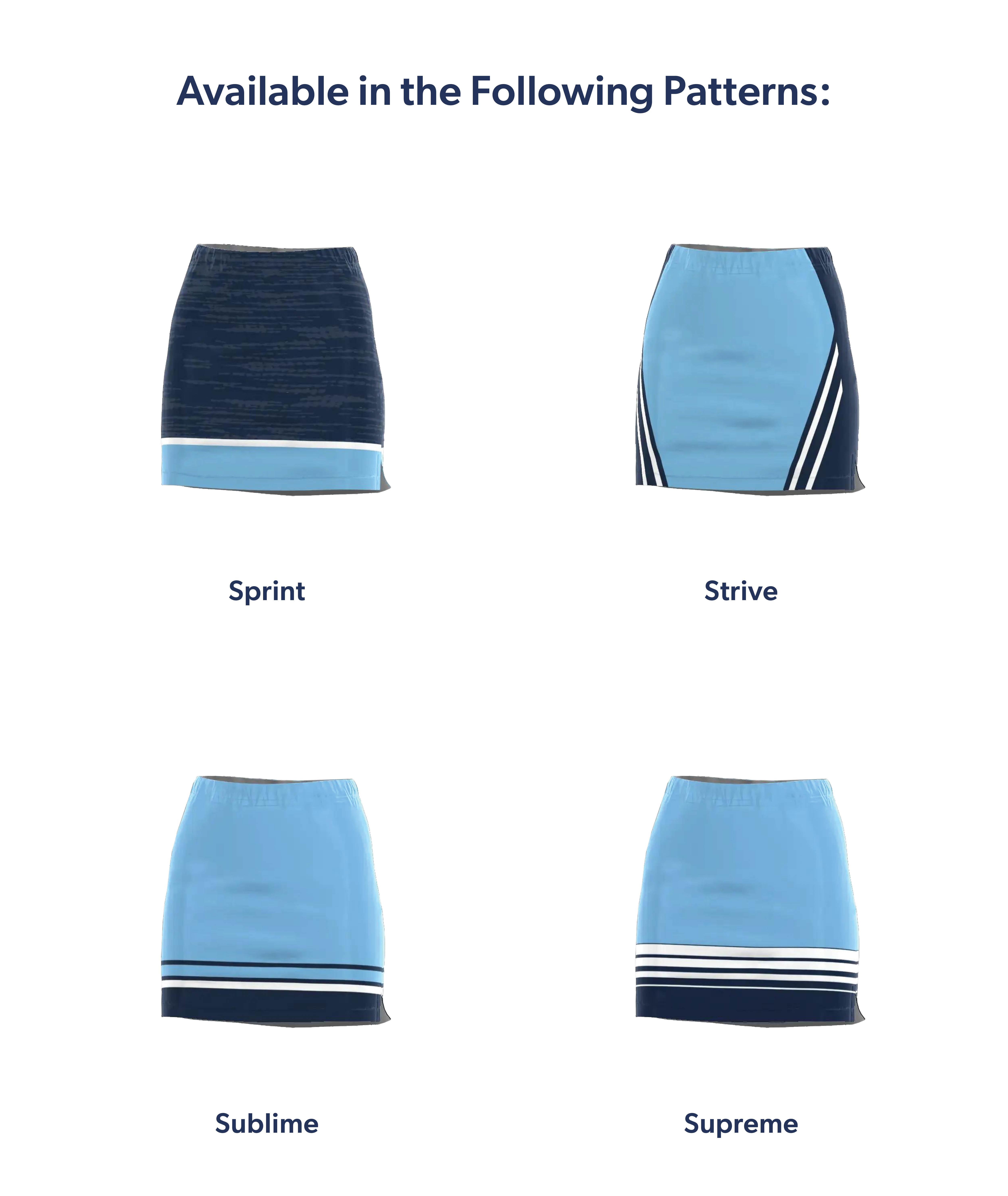 Chasse Sublimated Double Knit Skirt