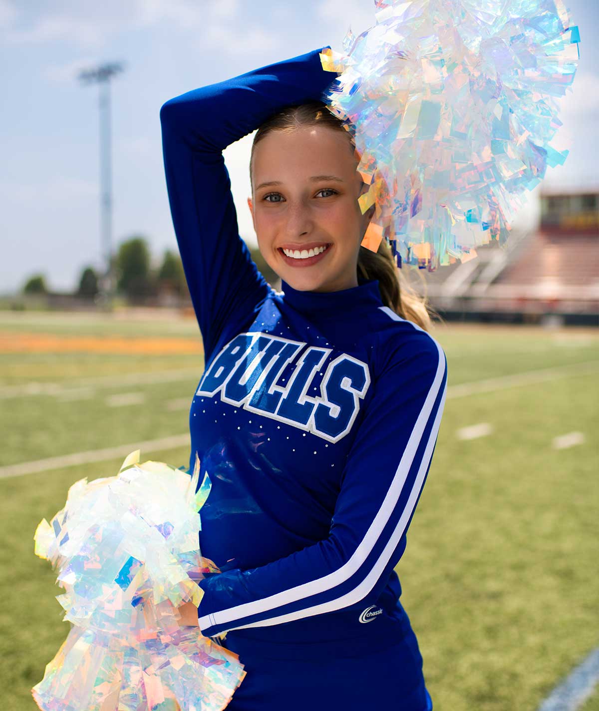 Iridescent 6 Inch Pom