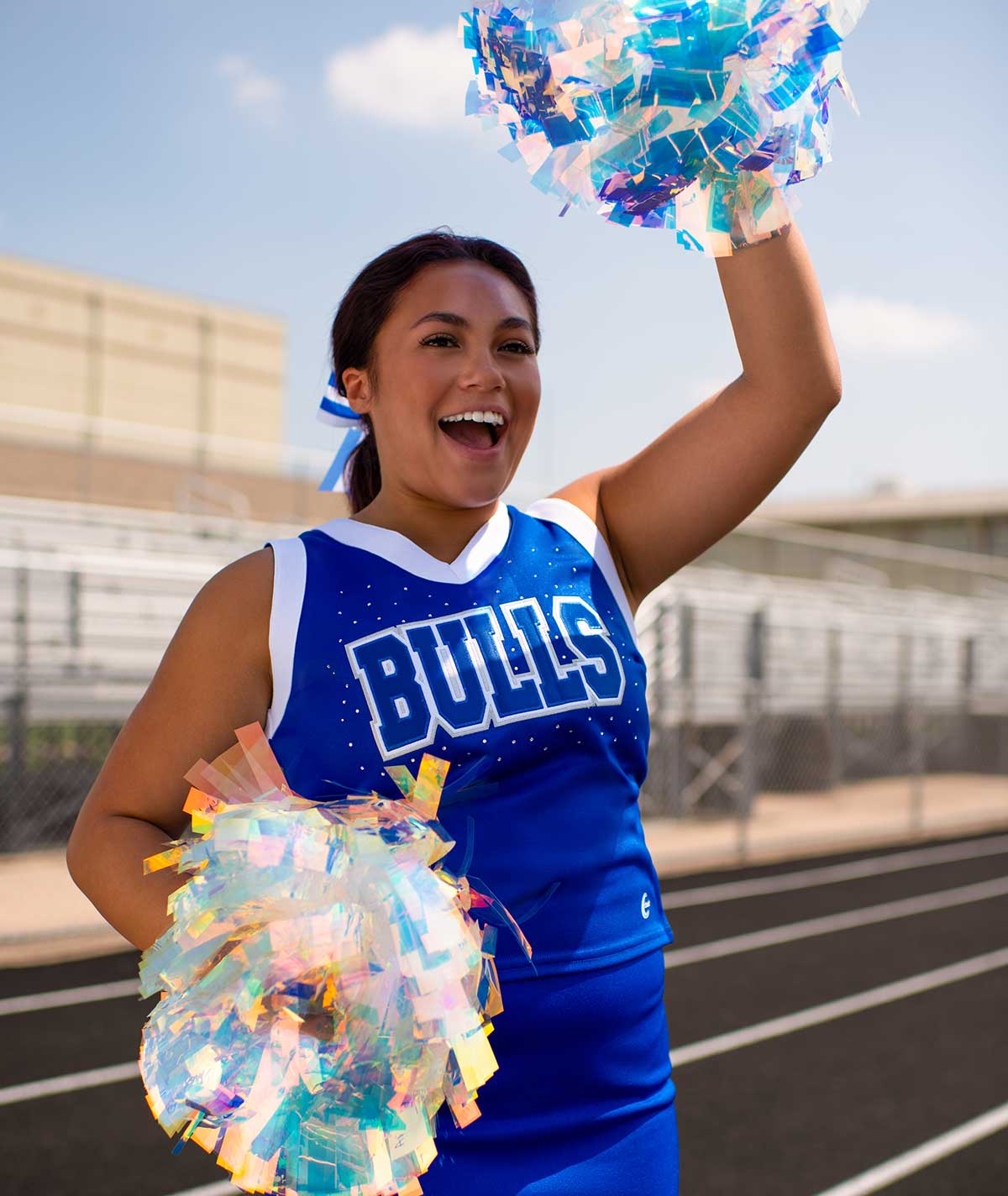 Iridescent 6 Inch Pom