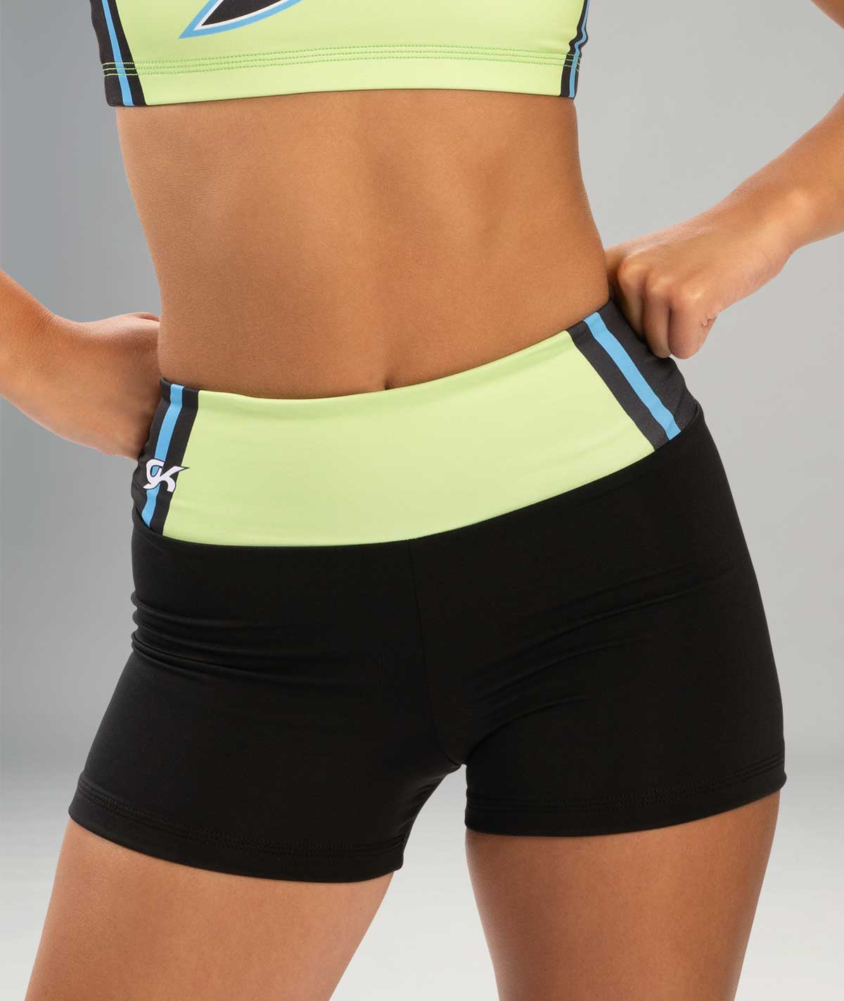 GK Cheer High-Waisted Sublimated Short