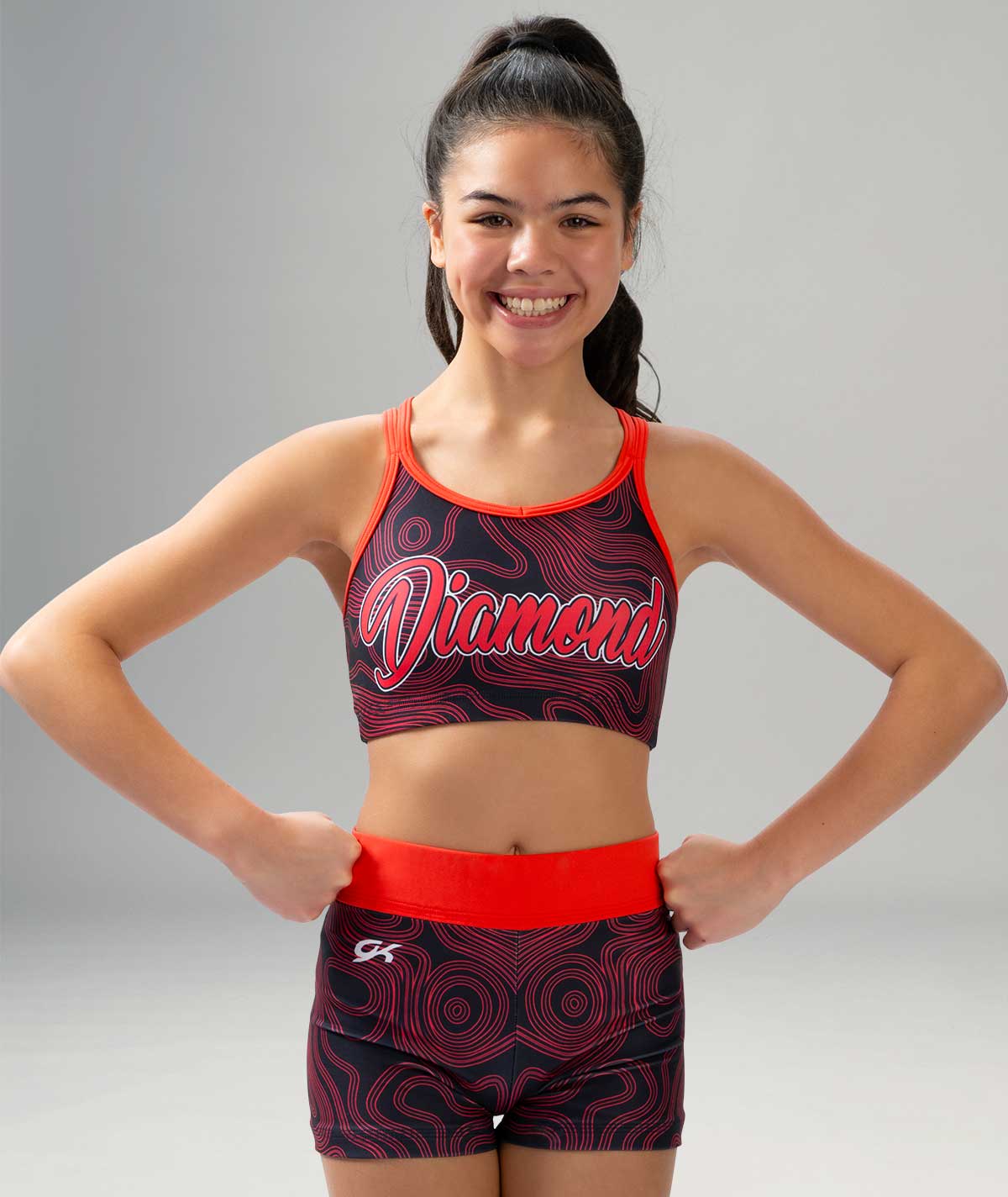 GK Cheer Low Rise Sublimated Short