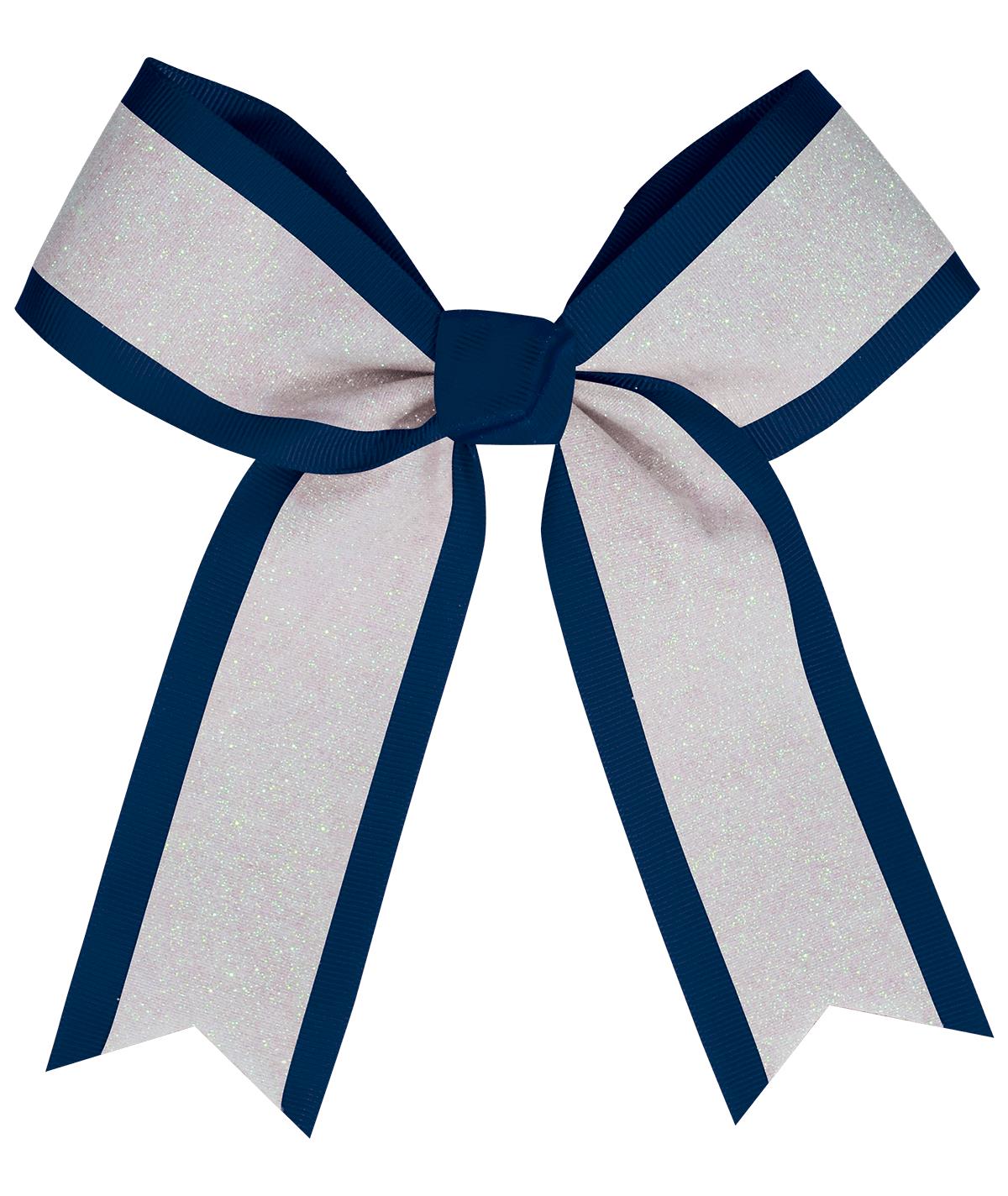 My Cheer Bow Wears a Cheer Bow Large Blue Mystique Hair Bow 