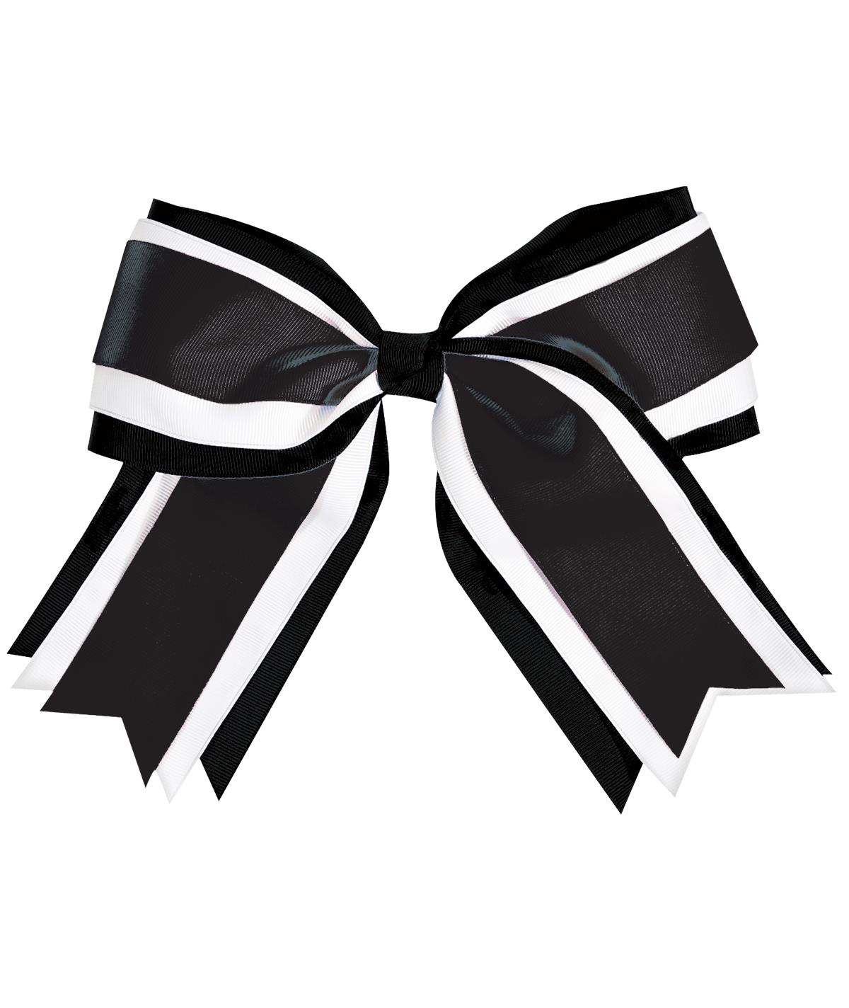 Chasse Jumbo 3 Color Cheer Hair Bow, Size: NA, Black