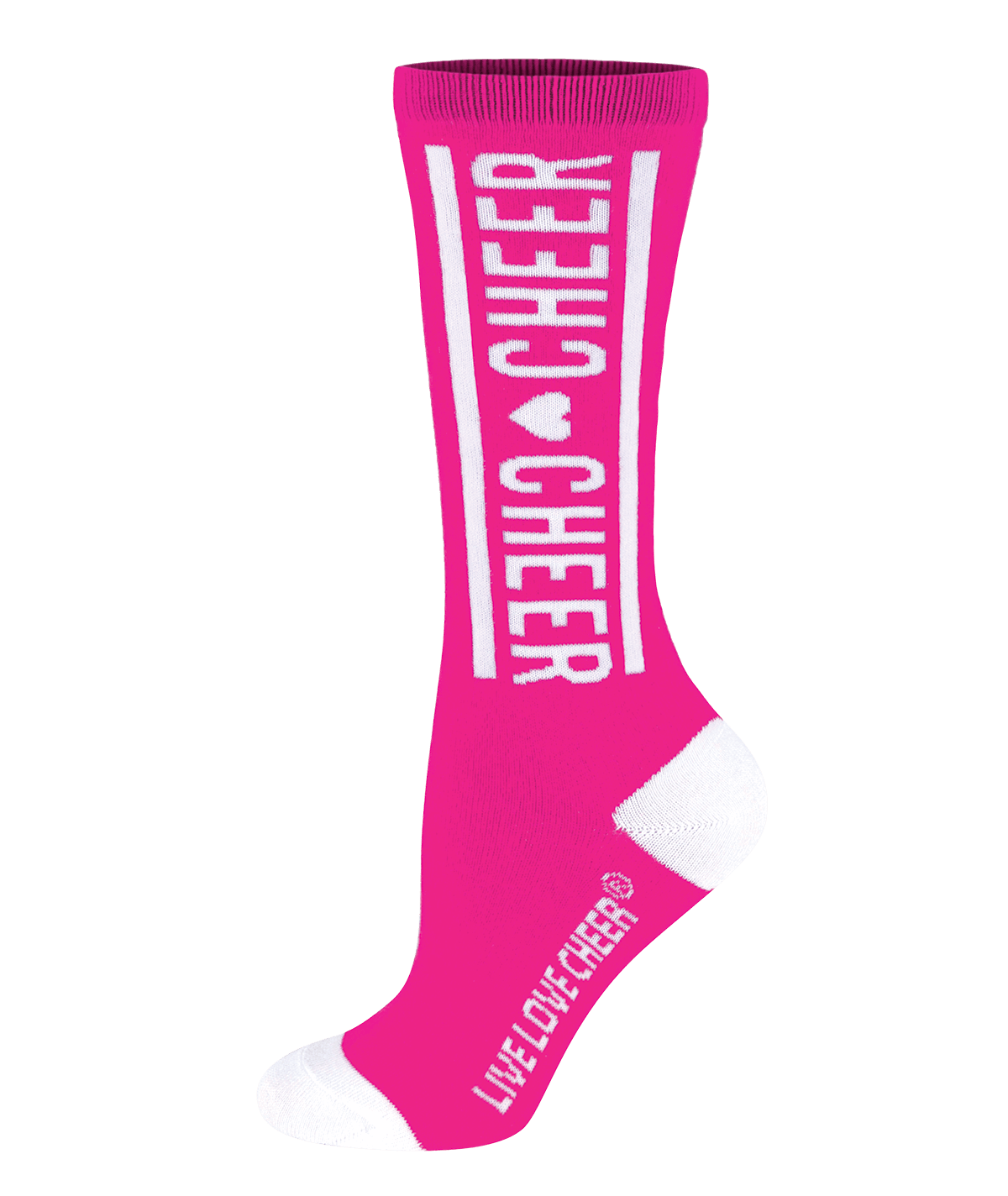 Chassé girls Chassé Knee-High Love To Cheer Sock 