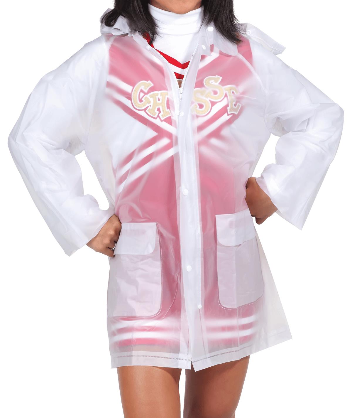 Chasse Clear Rain Jacket With Hood Cheer Warmups Omni Cheer