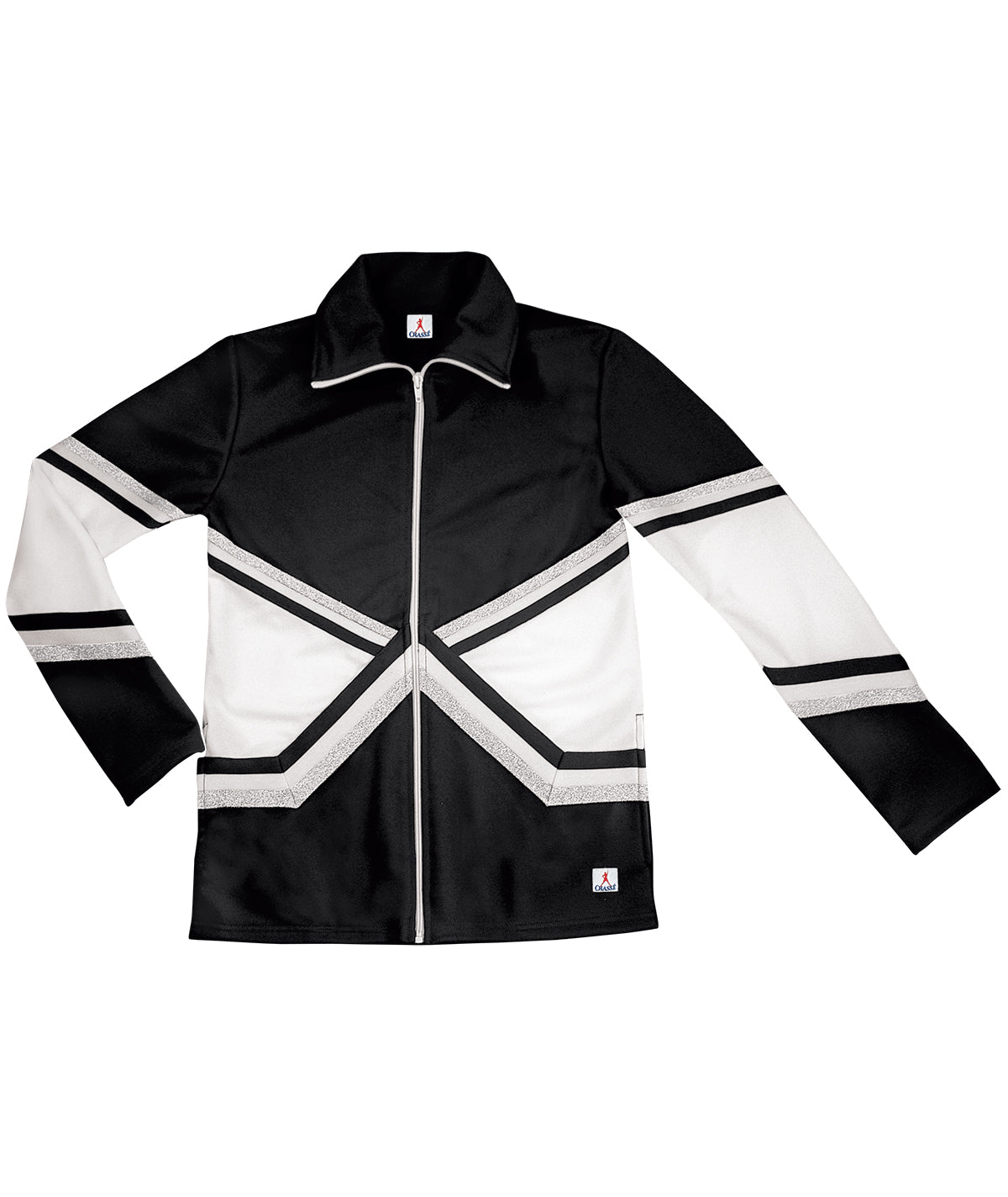 Chasse Metallic Crossover Double Knit Jacket