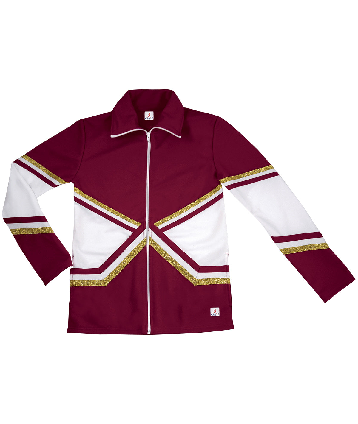 Chasse Metallic Crossover Double Knit Jacket