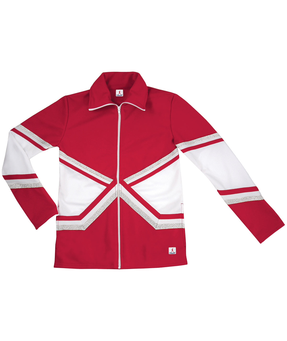 Chasse Metallic Crossover Double Knit Jacket – Omnicheer