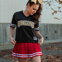 jersey dress cheer uniform Infant Cheerleader Jumper Dress MAR/GRY/WHT 12M