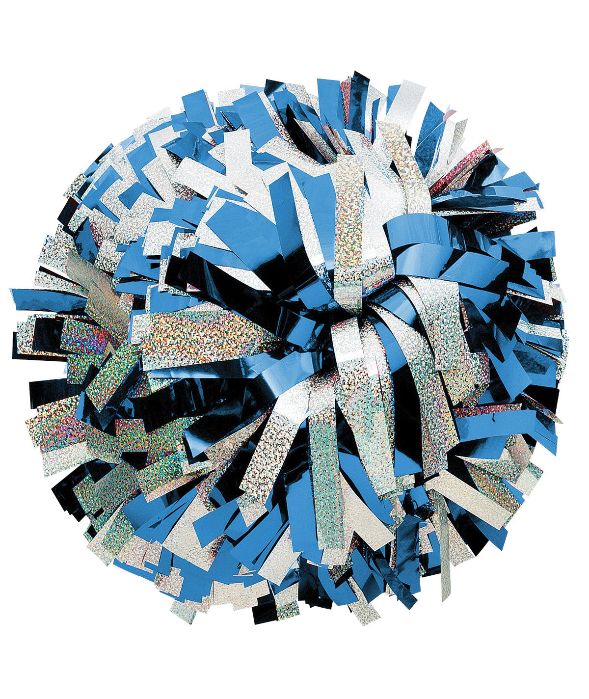 1-Color Metallic With Holographic Mix 6 Inch Pom