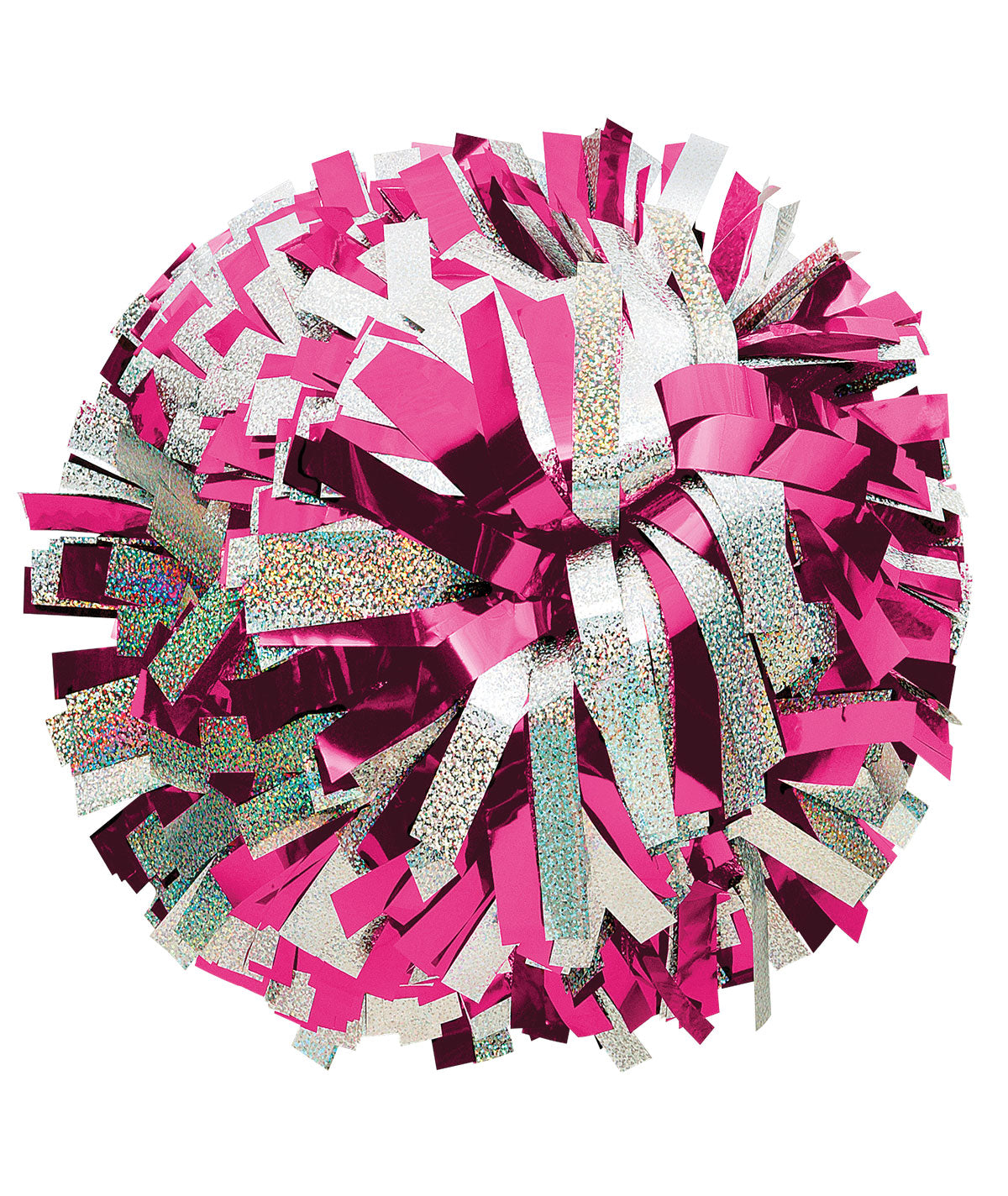 1-Color Metallic With Holographic Mix 6 Inch Pom