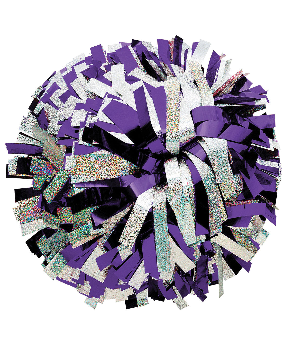1-Color Metallic With Holographic Mix 6 Inch Pom
