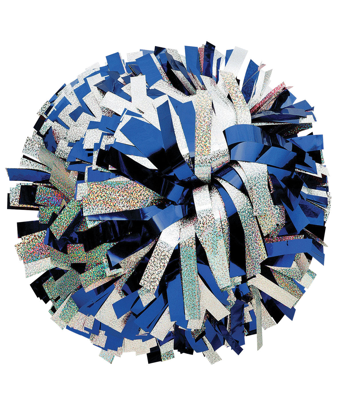 1-Color Metallic With Holographic Mix 6 Inch Pom