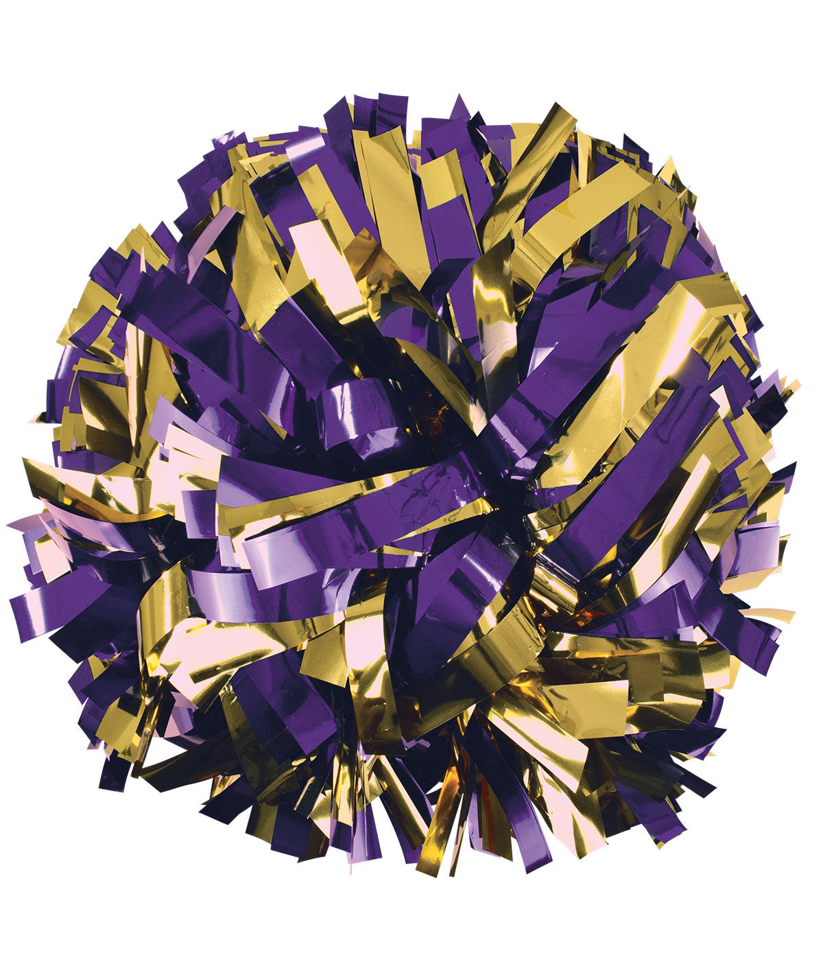 2-Color Metallic 6 Inch Pom